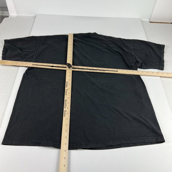 VTG 90s Korn Family Values Tour Shirt Extra Large Black Faded Short Sleeve Tee - Picture 9 of 12
